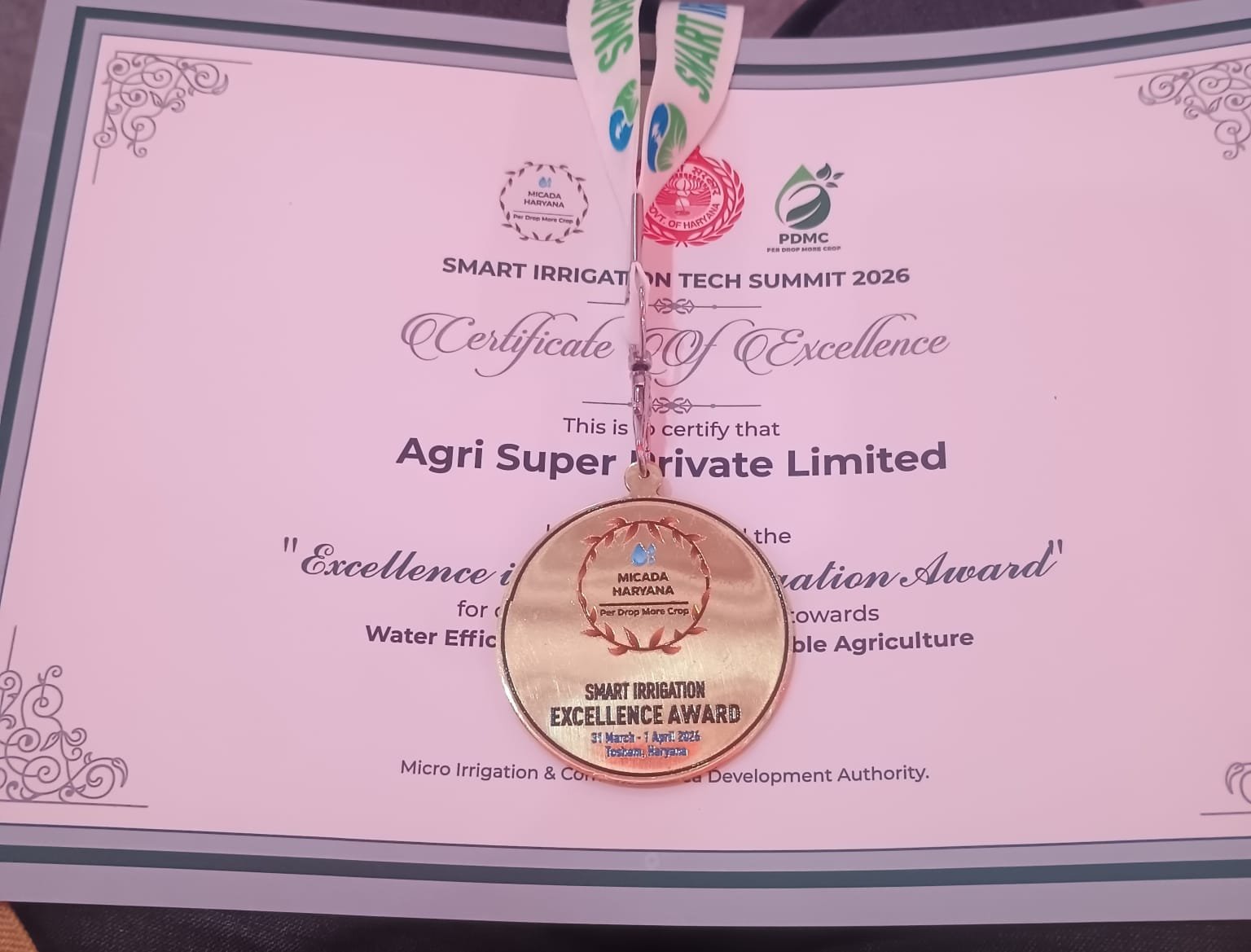 Smart Irrigation Summit Haryana